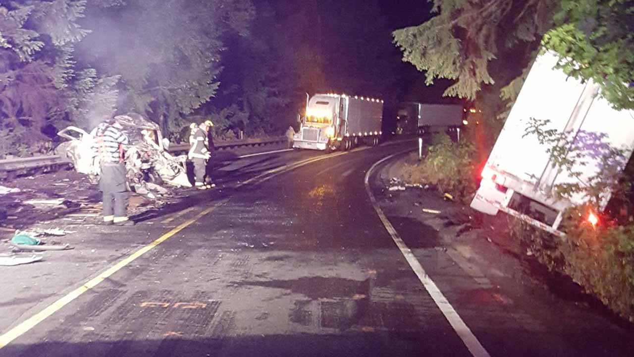 Pickup driver killed in crash with semi on Hwy 58